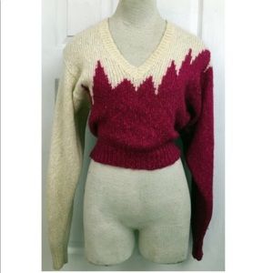 Halston Zigzag Sweater